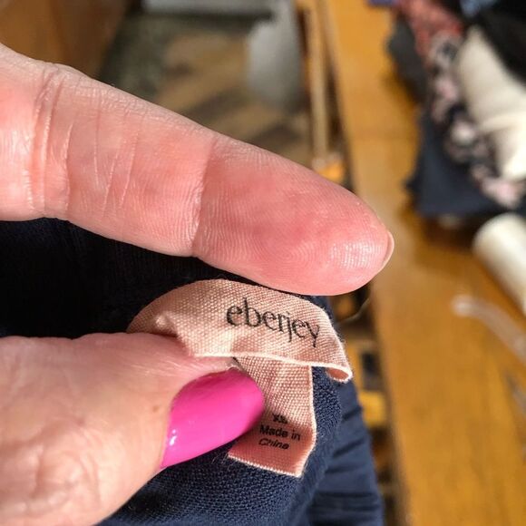 Eberjey Cozy Time Joggers Lounge Pants Navy Blue - XS - Picture 10 of 12